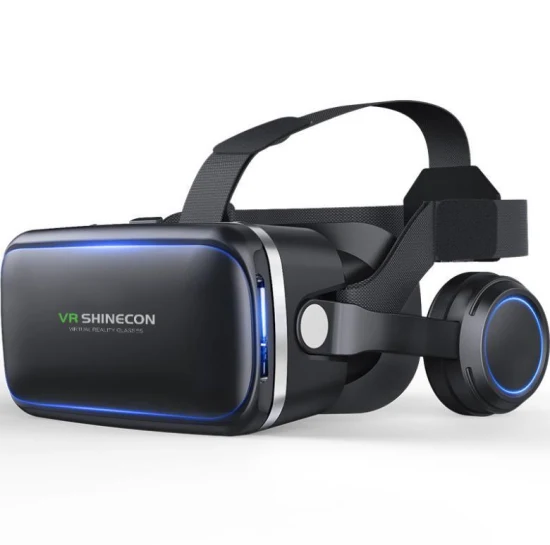 Cuffie per occhiali Vr Shinecon per realtà virtuale 3D personalizzate per telefono cellulare