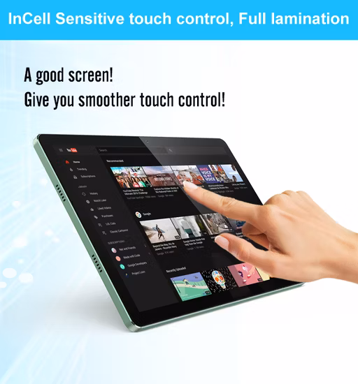 Tablet PC Android Incell Multi Touch Screen 4G con involucro metallico in lega di alluminio da 10,1 pollici