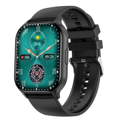 Il più nuovo 2023 all'ingrosso schermo da 2,04 pollici in lega di zinco NFC grande batteria CE RoHS Bt chiamata Smartwatch ODM OEM SKD produttore di fabbrica impermeabile Amoled Smart Watch